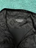 Balenciage Embroidered Logo Loose Jacket Unisex Casual Full Logo Jacquard Jacket Coats