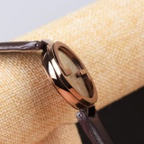 Gucci Classic Double G Logo Calfskin Quartz Watch