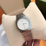 Gucci 25H Unisex Fashion Casual Stainless Steel Quartz Watch