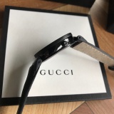 Gucci Classic Double G Logo Calfskin Quartz Watch