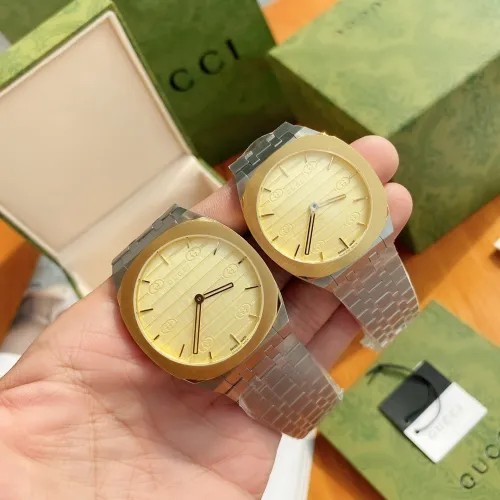 Gucci 25H Unisex Fashion Casual Stainless Steel Quartz Watch