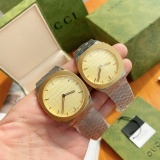 Gucci 25H Unisex Fashion Casual Stainless Steel Quartz Watch