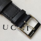 Gucci Classic Double G Logo Calfskin Quartz Watch
