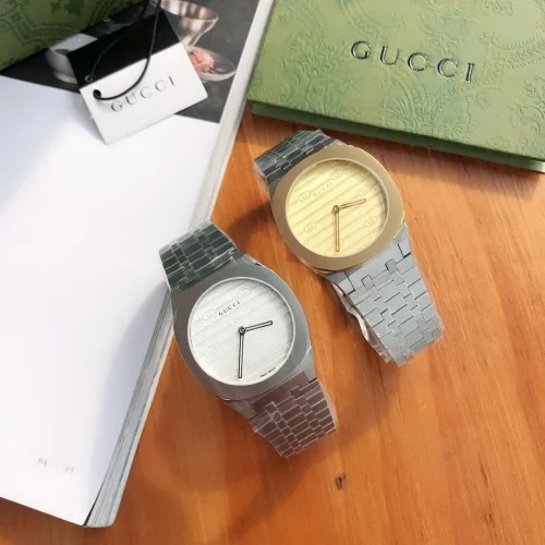 Gucci 25H Unisex Fashion Casual Stainless Steel Quartz Watch