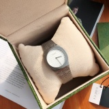 Gucci 25H Unisex Fashion Casual Stainless Steel Quartz Watch
