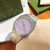 Gucci 25H Unisex Fashion Casual Stainless Steel Quartz Watch