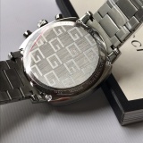 Gucci Grip Classic Logo Stainless Steel Quartz Watch