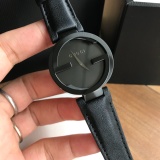 Gucci Classic Double G Logo Calfskin Quartz Watch