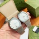 Gucci 25H Unisex Fashion Casual Stainless Steel Quartz Watch