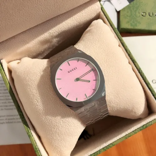 Gucci 25H Unisex Fashion Casual Stainless Steel Quartz Watch