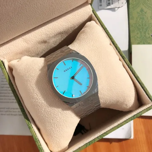 Gucci 25H Unisex Fashion Casual Stainless Steel Quartz Watch