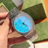 Gucci 25H Unisex Fashion Casual Stainless Steel Quartz Watch
