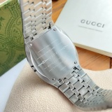Gucci 25H Unisex Fashion Casual Stainless Steel Quartz Watch