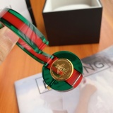 Gucci Classic Little Bee Tricolor Stitching Plexglas Quartz Watch