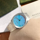 Gucci 25H Unisex Fashion Casual Stainless Steel Quartz Watch