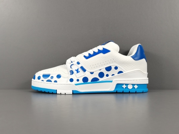 Yayoi Kusama x Louis Vuitton Trainer Classic Casual Board Shoes Men Fashion Sneakers