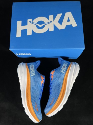 HOKA ONE ONE Clifton 9 Unisex Professional Performance Shock Absorbing Road Running Shoes