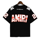 Amiri Unisex High Street Hip Hop Casual Short Sleeve Set