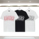 Amiri Letter Logo Foam Printed Short Sleeve Fashion Casual Loose T-shirt