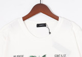 Amiri New Coconut Tree Pattern Printed Casual Short Sleeve T-shirt