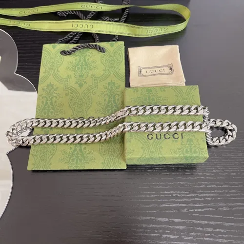 Gucci Interlocking Double G Pendant Necklace