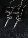 Chrome Hearts Cross Personalized Scissors Necklace