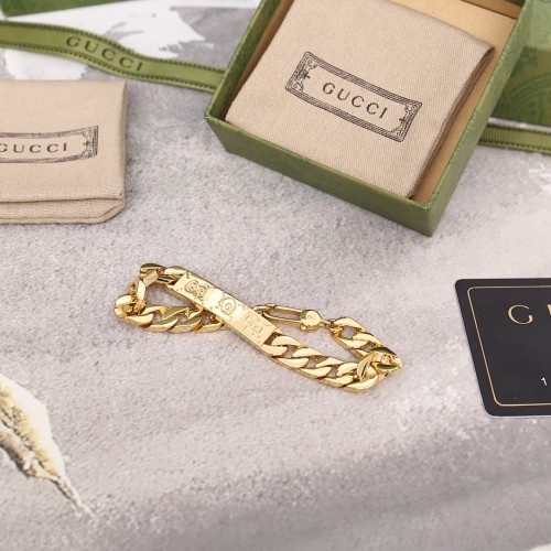 Gucci Couple Gold Skeleton Bracelet