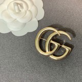 Gucci Fashion Metal Double G Vintage Brooch