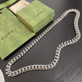 Gucci Interlocking Double G Pendant Necklace