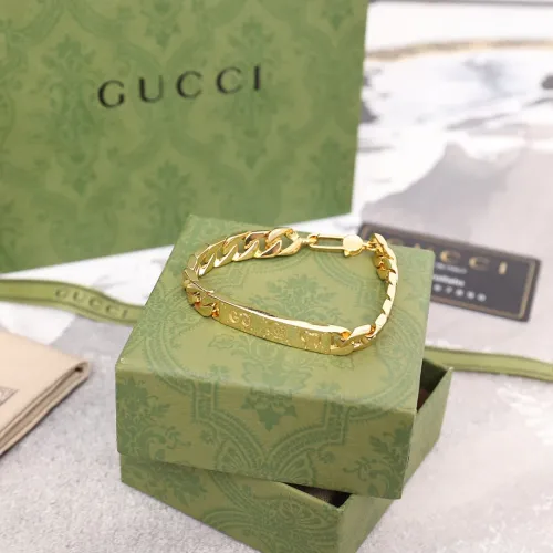 Gucci Couple Gold Skeleton Bracelet