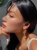 Chrome Hearts Fashion 3D Cross Nail Earrings