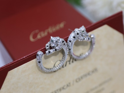 Cartier Stereo SOLEIL Fashion All Diamond Spot Earrings