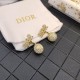 Dior Fashion Bead Letter Earrings