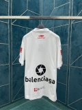 Balenciaga Top League Logos Short Sleeve Unisex Oversize Casual T-Shirts