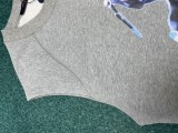 Louis Vuitton Working Man Short Sleeve Unisex Casual Fleece Knit Sleeveless Sweatshirt