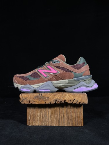New Balance 9060 Unisex Casual Sports Running Shoes Brown-Blue Fashion Sneakers