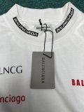 Balenciaga Top League Logos Short Sleeve Unisex Oversize Casual T-Shirts