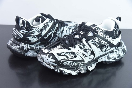 BALENCIAGA Track Mule Clear Sole Sneakers 3.0 Unisex Outdoor Concept Shoes Sneakers