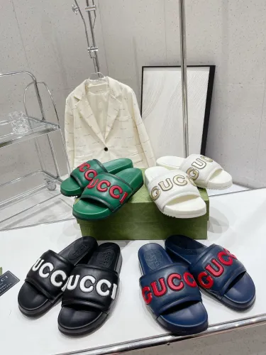 Gucci Unisex Thick-Bottomed Broadband One-Piece Flip-Flops Sandals