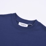 Thom Browne Print Logo Short Sleeve Unisex Classic Logo Embroidery Simple LooseT-Shirts