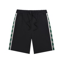 Gucci Unisex Classic Side 3M Webbing Reflective Strip Terry Shorts Causal Jacquard Sports Shorts