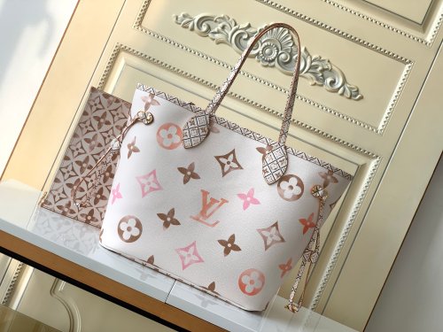 Louis Vuitton Neverfull M22978 Monogram Pattern Retro Detachable Zipper Clutch Hand Bag Sizes:32*29*17CM