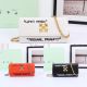 Off White Fashion Metal Arrows Logo Handbag Crossbody Bag Size：21*11*5CM