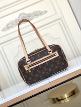 Louis Vuitton M51182 Monogram Print Medium Antique Box Bag Small Satchel Shoulder Bag Hand Bag Sizes:27*18*12CM