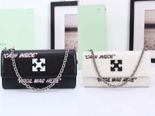 Off White Fashion Metal Arrows Logo Handbag Crossbody Bag Size：21*11*5CM
