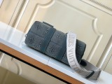 Louis Vuitton Keepall Bandoulière 25 M22762 Monogram Washed Demin Pattern Retro Hand Bag Sizes:25*15*11CM