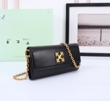 Off White Fashion Metal Arrows Logo Handbag Crossbody Bag Size：21*11*5CM