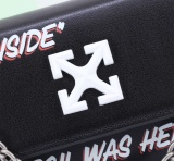 Off White Fashion Metal Arrows Logo Handbag Crossbody Bag Size：21*11*5CM