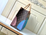 Louis Vuitton x YK OnTheGo ONTHEGO M46466 M46467 Monogram Pumpkin Silkscreen Small Round Box Two-Piece Hand Bag