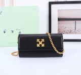 Off White Fashion Metal Arrows Logo Handbag Crossbody Bag Size：21*11*5CM